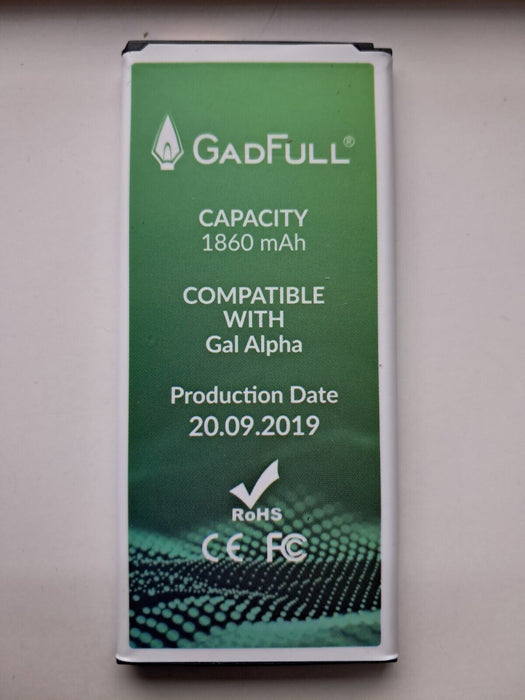 Gadfull Battery For Gal Alpha 1860mah