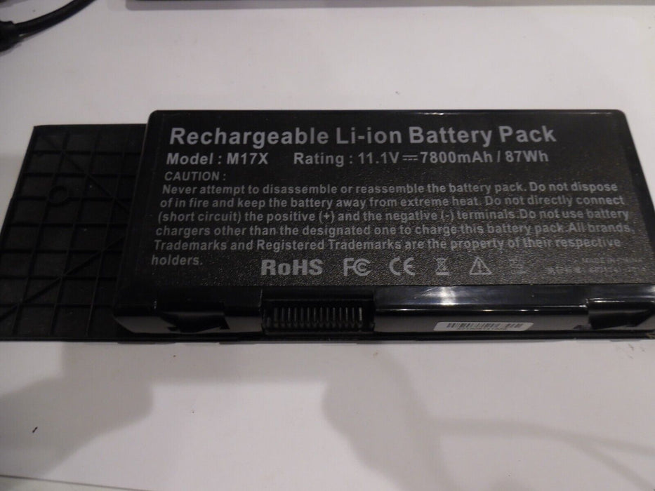 11.1V 7800mAh Battery For Dell Alienware M17x (Used)
