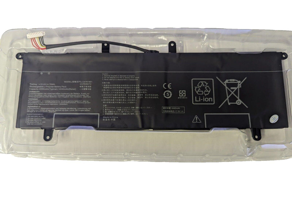 C41N1901 Battery for Asus ZenBook Duo 14 - 15.4V 70Wh -  UX481 UX481F UX481FL