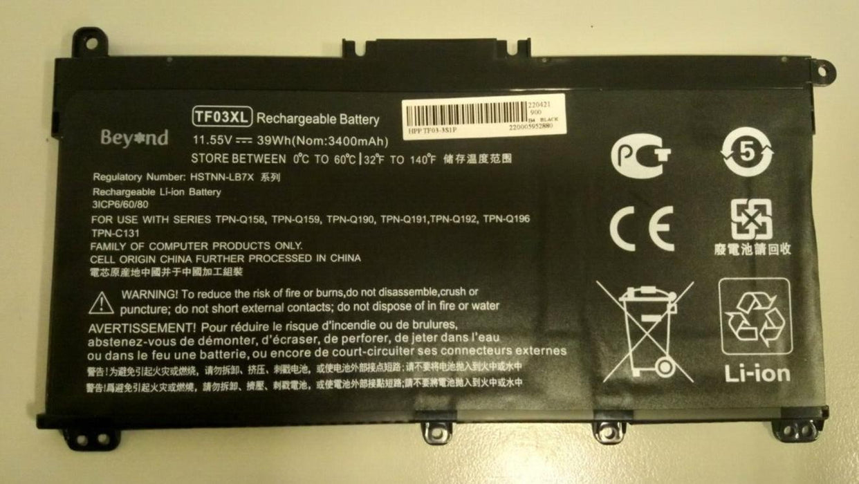 Beyond TF03XL Laptop Battery