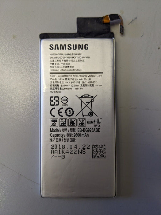 Genuine Samsung Galaxy S6 Edge Battery - EB-BG925ABE 2600mAh