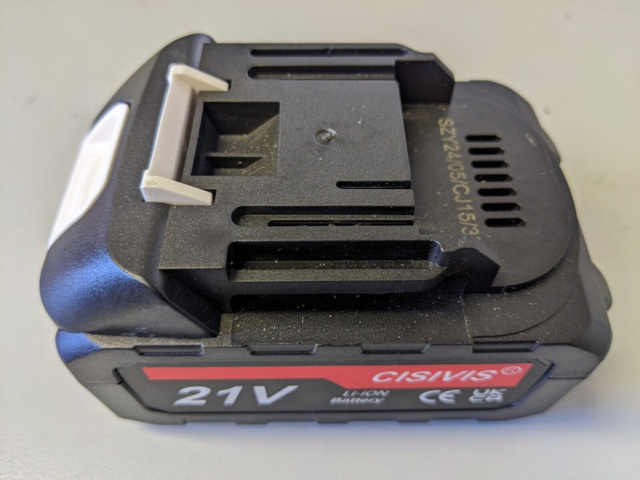 Cisivis 21v 4Ah battery for Makita With Battery Indicator (White Buttons)