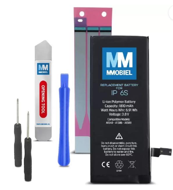 MMOBIEL Mobile Battery For Apple iPhone 6s Li-Ion replacement 3,8v 1715 mAh 6.91