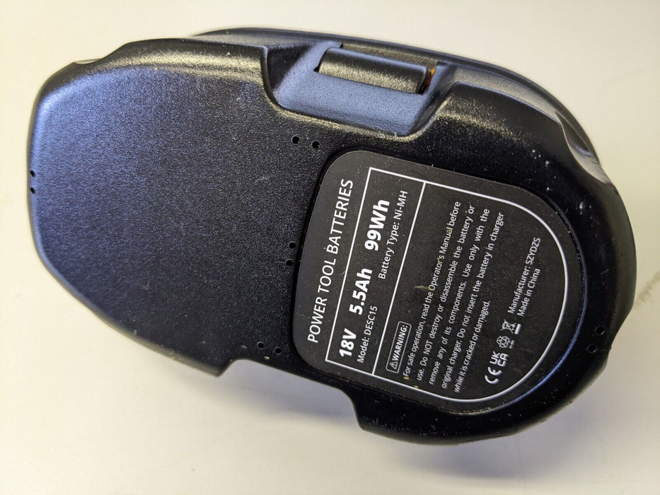 Replacement DESC15 18V 5.5Ah Li-ion Battery for DeWalt