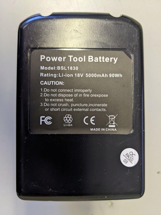 18V 3000mAh Li-ion BSL1830 Replacement Battery for Hitachi