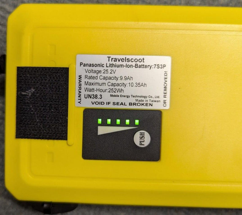 Travel Scoot Model #LES2403GAT Panasonic Battery