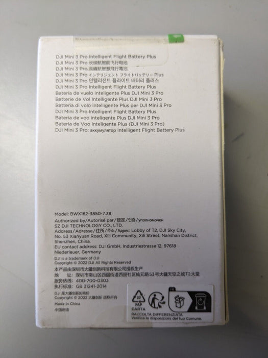 DJI Mini 3 Pro Intelligent Flight Battery Plus