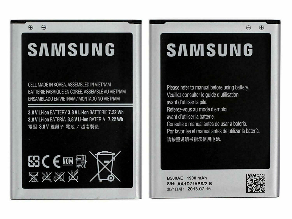 Samsung B500BE B500AE Battery 1900mAh 3.8v For Samsung Galaxy S4 Mini USED