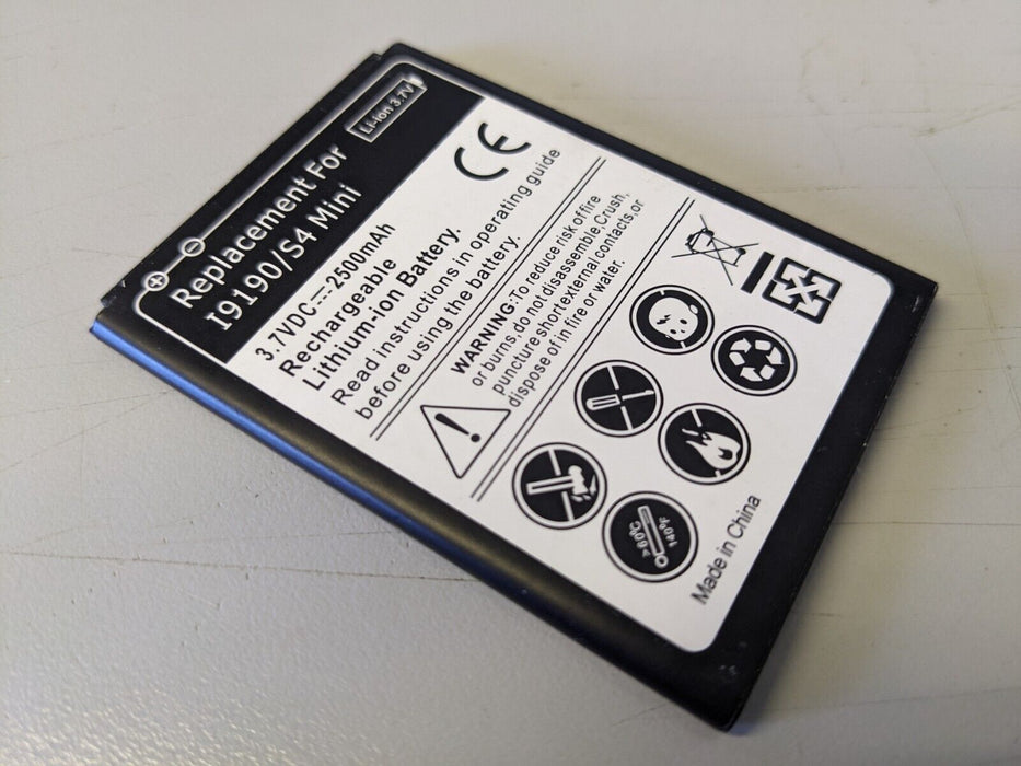 Replacement Battery 2500mAh 3.7v For Samsung Galaxy S4 Mini B500BE NEW