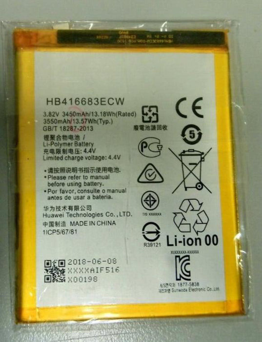 Internal Battery For Google Huawei Nexus 6P HB416683ECW