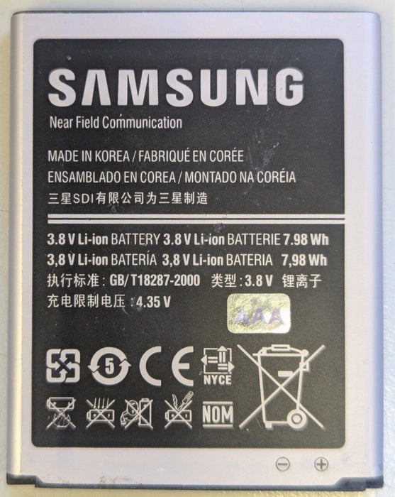 Samsung EB-L1G6LLU Battery For Galaxy S3 GT-i9300 3.8V 2100mAh Used