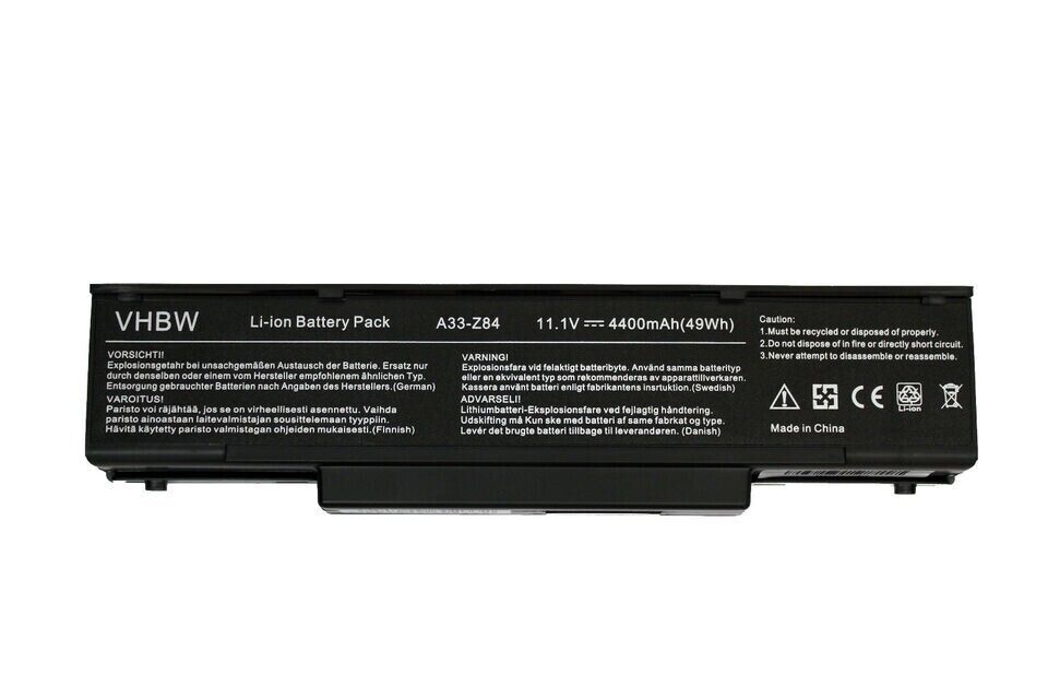 Genuine Vhbw Laptop Battery for Asus A33-Z62 A33-Z84 A32-F3 A32-F2 4400mAh