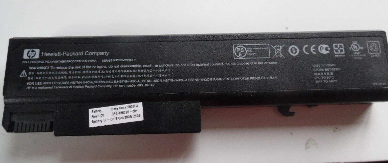 GENUINE HP PROBOOK LAPTOP BATTERY MODEL: HSTNN-CB69