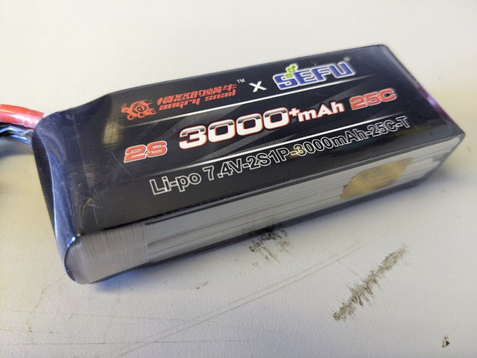 MJX LiPo Battery 2S 7.4v 3000mAh Fits MJX 1/14th 14301 14302 14303 14209 14210