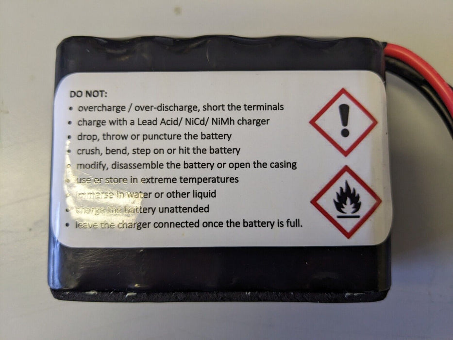 Lithium Battery 7.4V 12.5Ah / 17.5Ah compatible Bait Boatman Actor MK3, MK4 MK4i