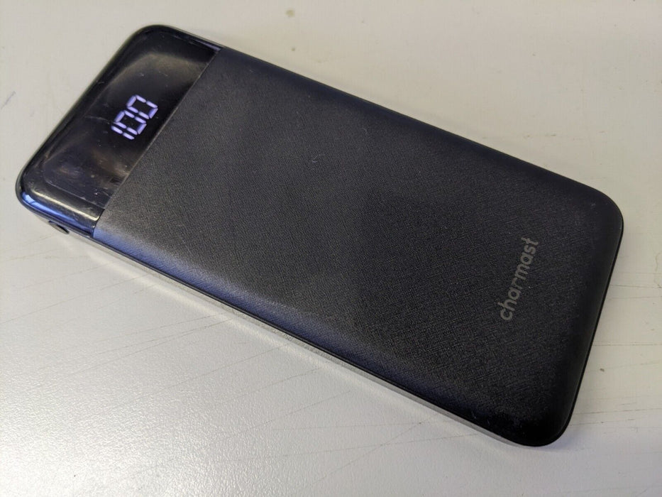 Charmast 10400mAh Wireless Power Bank USB C Battery Pk Portable Digital Display