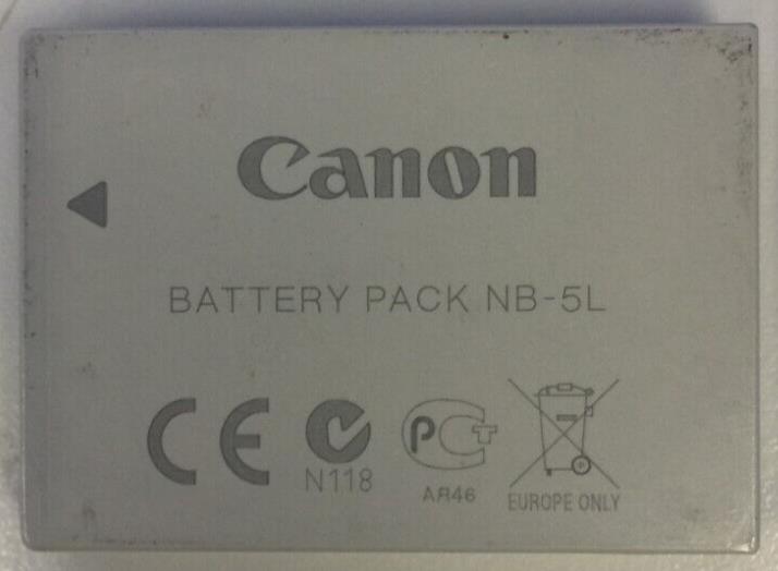 NEW Original Canon NB-5L Battery for Digital 900 820 800 2000 910 SX220 SX200 IS