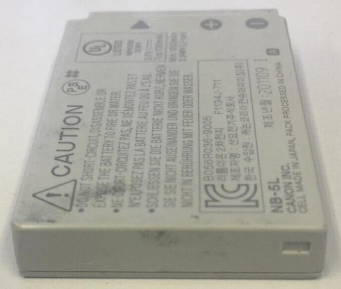 NEW Original Canon NB-5L Battery for Digital 900 820 800 2000 910 SX220 SX200 IS