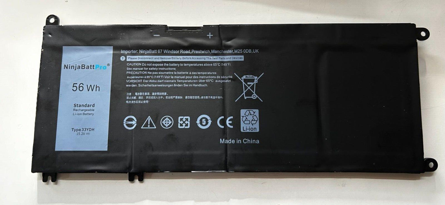 NinjaBatt Pro Battery 33YDH for Dell Inspiron 17 7000 7778 7779 7786 7773 3779 G