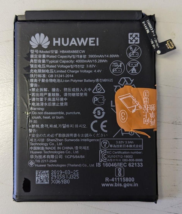 Huawei HB446486 Battery 4000mAh for Huawei P20 Lite NEW