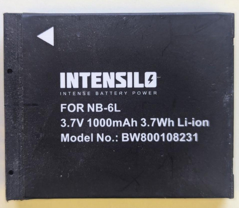 Battery for Canon NB-6L PowerShot 1000mAh D10 / D20 / D30 MIXTURE OF BRANDS