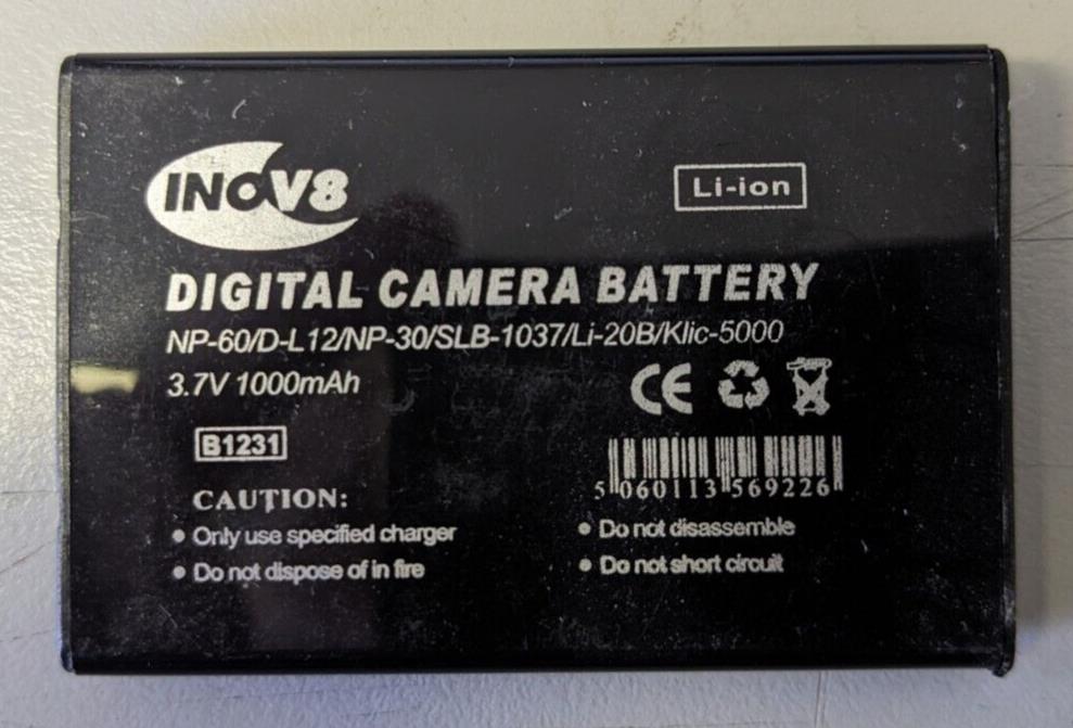 Replacement NP60 Battery 1000mAh for Fujifilm F410 USED