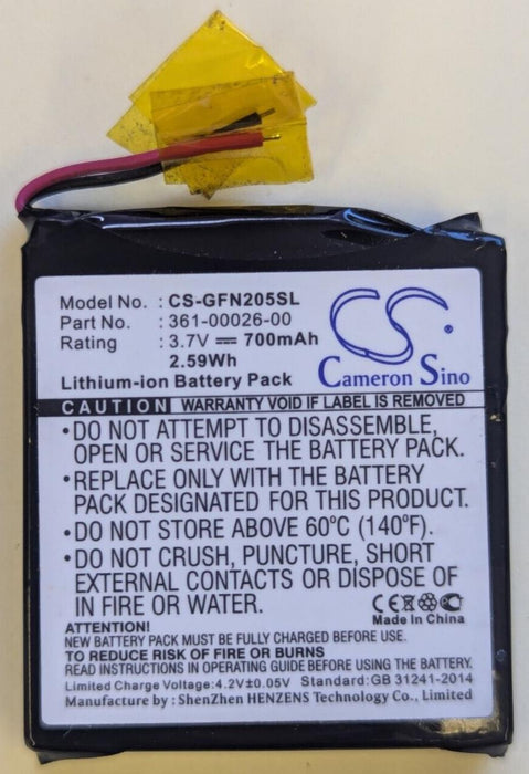 Cameron Sino GPS Battery CS-GFN205SL 700mAh