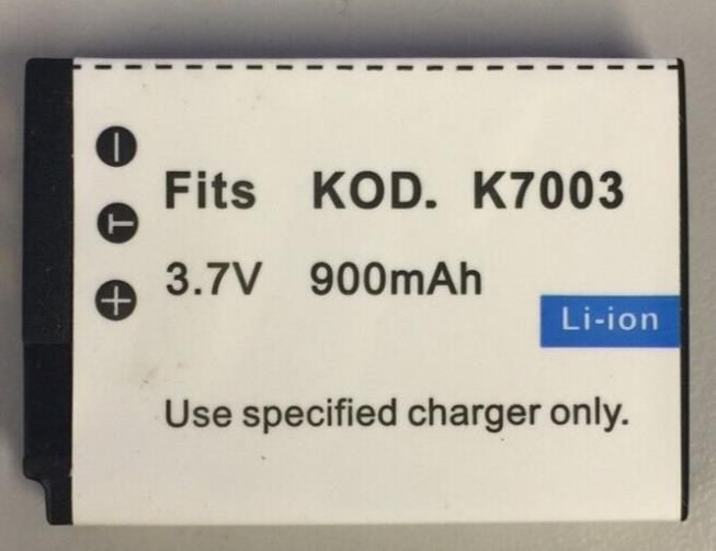 Li-ion Battery for KODAK KLIC-7003 EasyShare Z950 EasyShare V803 900mAh