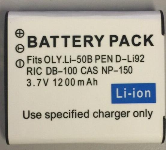 Battery for Olympus LI-50B 3,7V 1200mAh / 3,4Wh Li-Ion