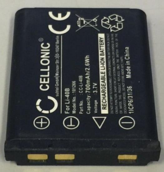 Battery for Olympus LI-40B 700mAh