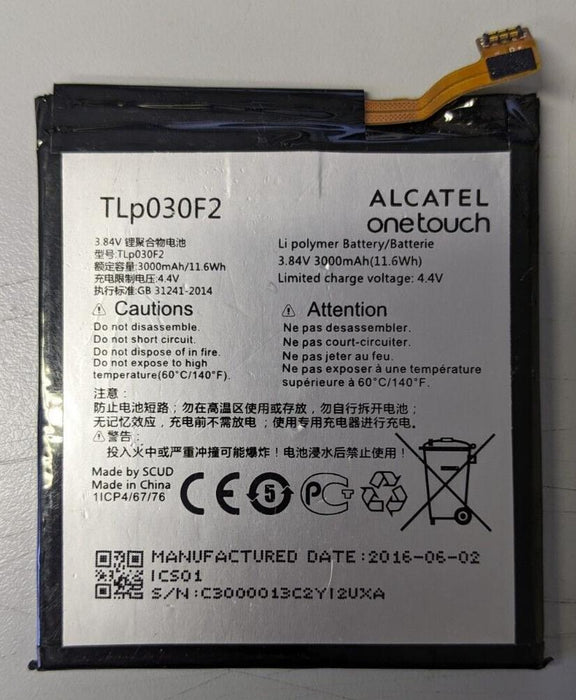 Alcatel TLP030F2 300MAH Battery for Alcatel One Touch NEW