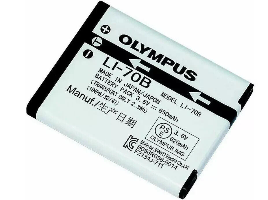 Genuine Original Olympus Li-70B Battery Olympus