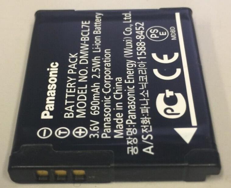 Panasonic DMW-BCL7E Digital Camera Li-ion Battery Pack Genuine