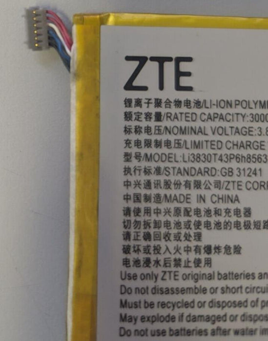 ZTE Blade S6 battery Original Li3830T43P6h856337 Genuine NEW