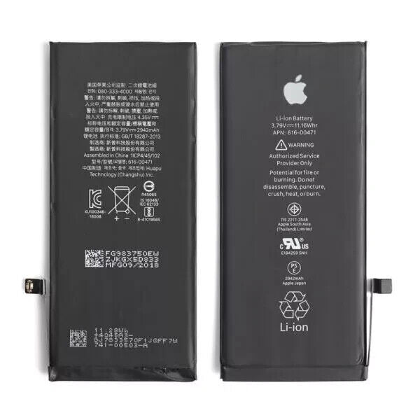 iPhone XR Replacement Battery Premium Quality 2942mAh with Adhesive UK