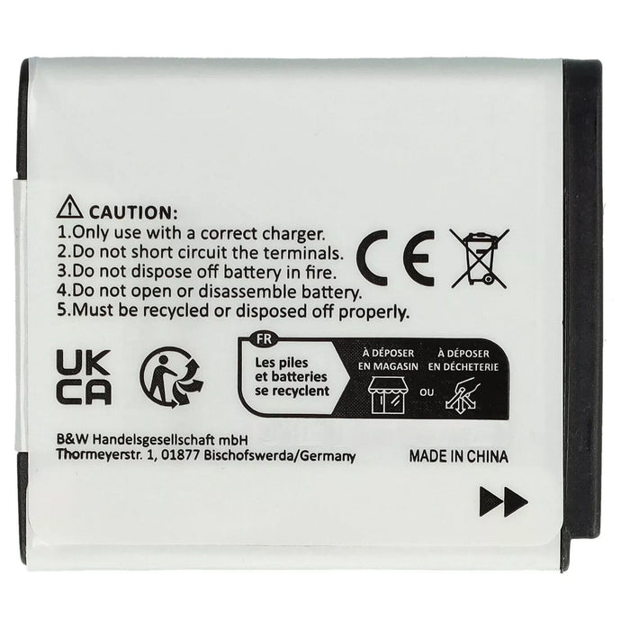 Battery for Fuji / Fujifilm NP-50  3.7V 650mAh  2.4Wh