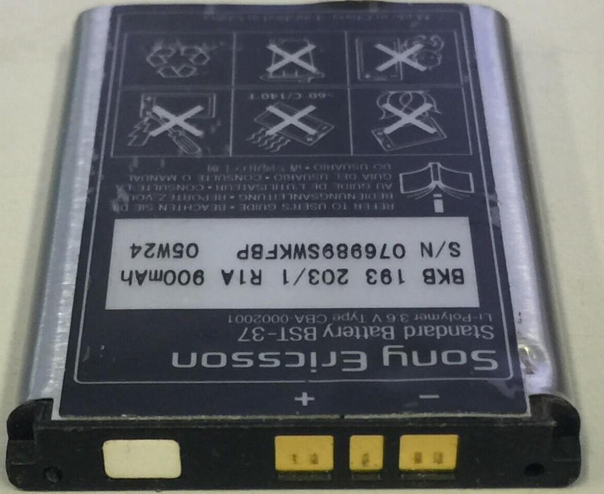 Genuine Original Sony BST-37 Phone Battery USED