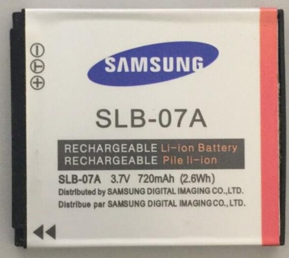 Original Samsung SLB-07A Battery for Digimax PL150 PL151 PL171 ST45 USED