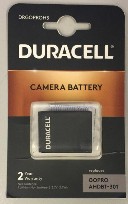 Duracell Replacement Digital Camera Battery AHDBT-301 for Go Pro Hero 3