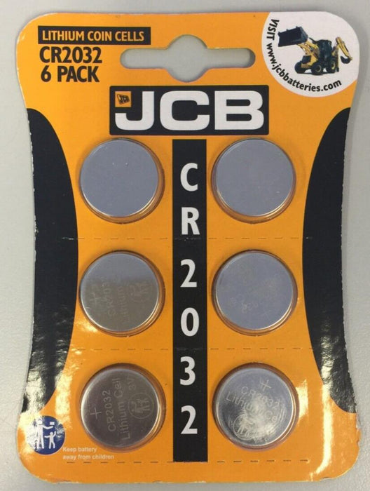 JCB 18 x CR2032 Lithium Coin Cell 3V Battery DL2032 BR2032 SB-T15 pack of 18