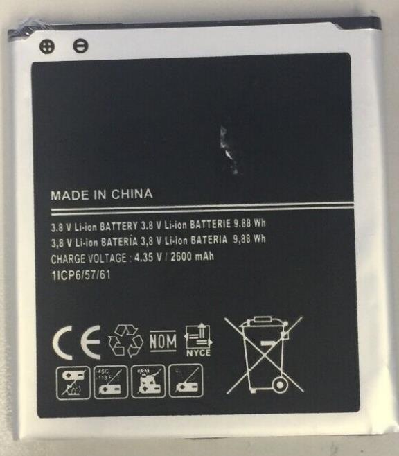 Samsung J2 J3 J5 Prime Battery EB-BJ500CBE 2600mAh USED