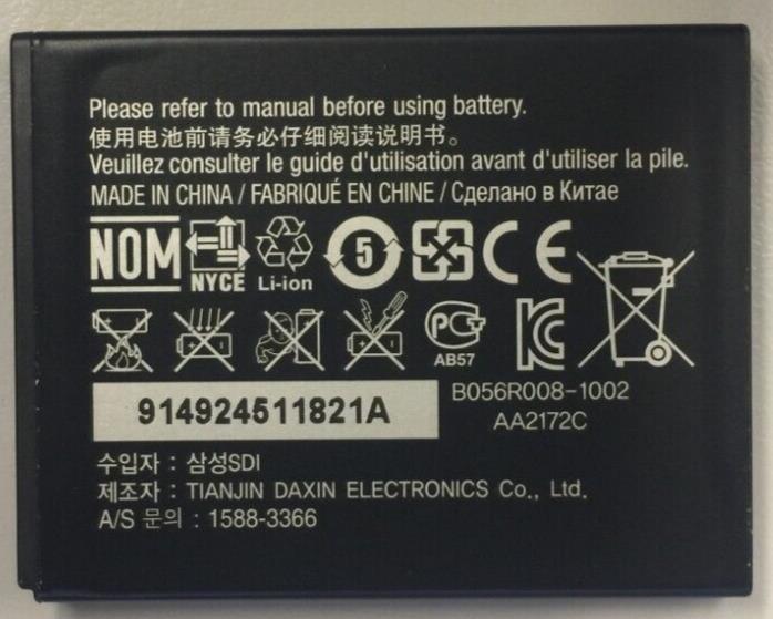 Genuine Original Samsung Li-ion Battery for Galaxy Camera 2 BP2000 2000mAh