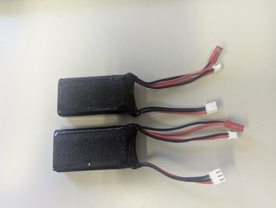 Crazepony 7.4V 1000mAh Lipo Battery 2S 35C x2