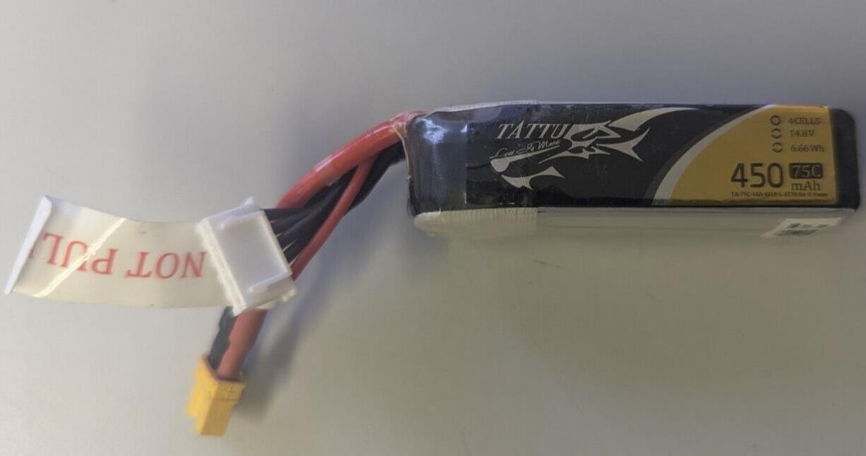 Tattu 450mAh 75c 4S1P Battery