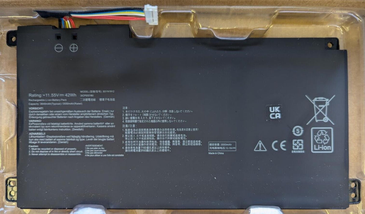 C31N1912 B31N1912 Battery for ASUS VivoBook 14 E410M E410MA E510M E510MA E510KA