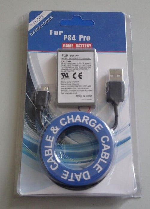 PS4 Battery and Charger Pack 2000mAh