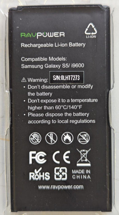 Rav Power EB-BG900BBC Battery For Samsung S5 2800mAh