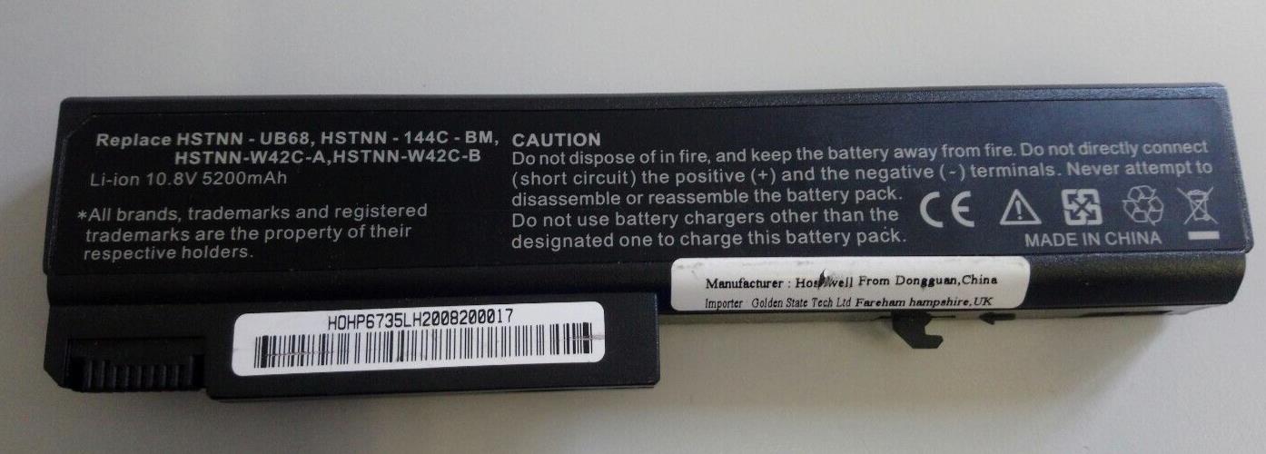 Battery For HP ProBook 6550b 6540b 6930p (5200mAh)