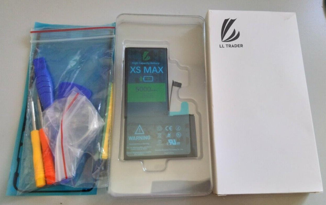 LL TRADER For iPhone Xs Max Battery 5000mAh Internal High Capacity Replacement