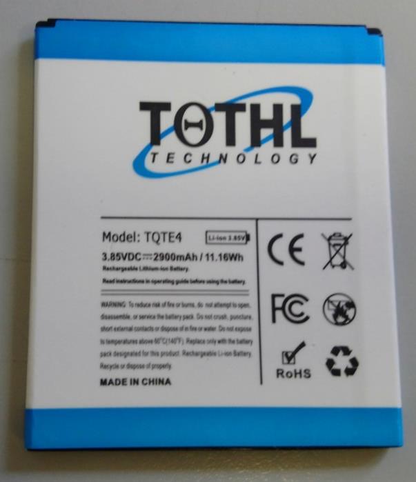 Replacement Moto E4 TOTHL Replacement Battery TQTE4 2900mAh